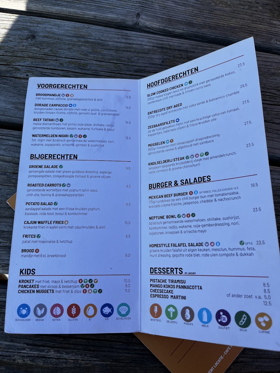 Menu - Zeetoren | Restaurant & Events photo 1