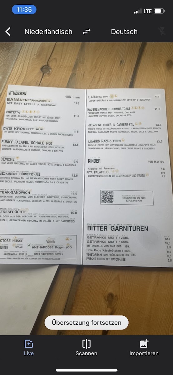 Menu - Zeetoren | Restaurant & Events photo 4